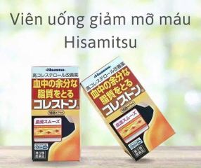 Viên Uống Hỗ Trợ Mỡ Máu Hisamitsu 168 Viên Bổ Sung Dinh Dưỡng