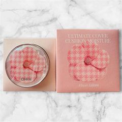 Set phấn nước OHUI Ultimate Cover Cushion Moisture Flower Edition 2026 (kèm 2 lõi) – che phủ tốt, dưỡng ẩm da