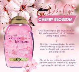Dầu gội Biotin Cherry Blossom 385ml – làm sạch da đầu, hỗ trợ dưỡng tóc mềm mượt