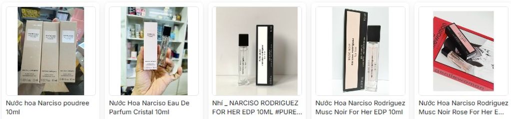 Nước hoa Narciso  Eau De Parfum 10ml – nữ tính