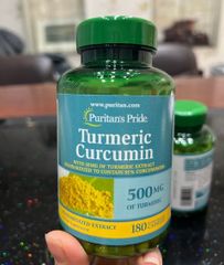 Viên Uống Tinh Nghệ Vàng Puritan Pride Turmeric Curcumin 180 Viên 656897