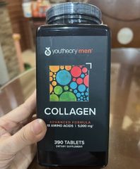 Viên uống Collagen Youtheory Men's 390 viên - Hỗ trợ sức khỏe xương, da và tóc dành cho nam giới, Mỹ 656937