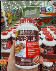 VIÊN UỐNG HỖ TRỢ  TIỂU ĐƯỜNG TRUNATURE ADVANCED STRENGTH CINSULIN 500 MG,200 VIÊN