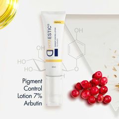 Kem dưỡng sáng da, giảm thâm nám Hyaestic Pigment Control Lotion 7% Arbutin 30ml [Hàng nhập khẩu]
