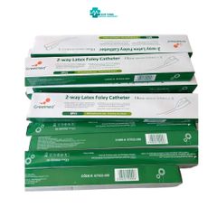 Hộp 10 sợi Dây Ống Thông Tiểu Foley 2 Nhánh fr8 Greetmed