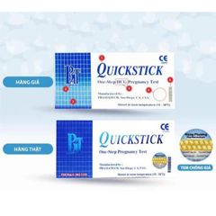 [CHÍNH HÃNG] Combo 2 test QUICKSTICK Que Thử Thai Quickstick nhập khẩu [CHE TÊN]