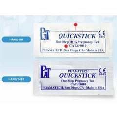 [CHÍNH HÃNG] Combo 2 test QUICKSTICK Que Thử Thai Quickstick nhập khẩu [CHE TÊN]