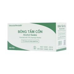 10 miếng bông tẩm cồn TANAPHAR