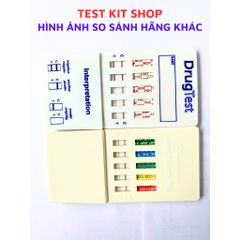 Hộp 15 Que test ma tuý tổng hợp 5  chân AMVI MET/THC/MDMA/MOP/KET