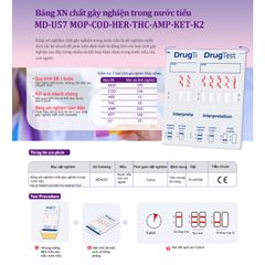 Hộp Que Test Ma Túy 7 Chân Fastep - MOP COD HER THC AMP KET K2 – Test Nhanh Nước Tiểu  (25 test- date xa)