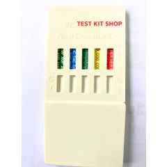 Hộp 15 Que test ma tuý tổng hợp 5  chân AMVI MET/THC/MDMA/MOP/KET