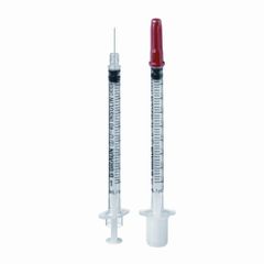 [HỘP 100] Bơm Tiêm Insulin, Kim Chích Tiểu Đường B Braun Omnican U40 | Kim đầu đỏ