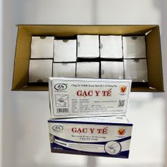( HOẢ TỐC HCM ) Thùng 10 hộp Gạc Y Tế 10x10x8 Lớp Đông Pha 1000 miếng (Hình 2 Con Nai) - Siêu Tiết Kiệm