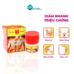 [Chính Hãng Singapore] Combo Dầu Gió Xanh Con Ó Eagle Brand 3ml và cao xoa Muscular balm 20g