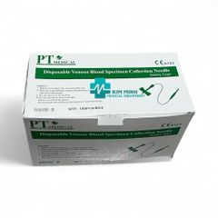 Kim lấy máu chân không có khóa an toàn PT dùng trong PRP 22G, 23G- Loại ép giấy