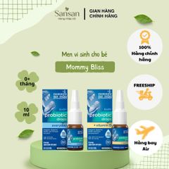 TPBVSK Mommy's Bliss Baby Probiotics Drops với Vitamin D men vi sinh cho bé 10ml - Nội địa Mỹ