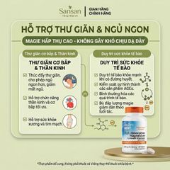 TPBVSK Viên uống Magie Doctor's Best High Absorption Magnesium Lysinate Glycinate 100mg, 120 viên - Nội địa Mỹ