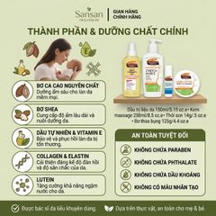 Bộ sản phẩm chăm sóc da trước và sau sinh Palmer's Cocoa Butter 4 món - Nội địa Mỹ