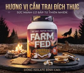 Whey Protein Isolate FARM FED 28 lần dùng