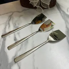XẺNG LẬT INOX 304 GUME GM-D2114S (còn màu bạc)