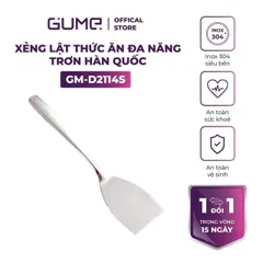 XẺNG LẬT INOX 304 GUME GM-D2114S (còn màu bạc)