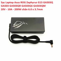 Sạc Laptop Asus ROG Zephyrus G15 GA503Q GA503 GA503QR GA503QS GA503QM 20V - 10A - 200W chân 6.0 x 3.7mm 385237