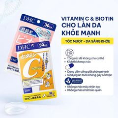 Combo DHC Biotin & Vitamin C 60 Viên 657300