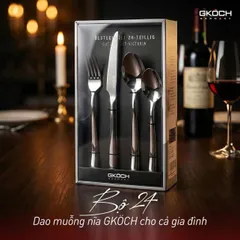 BỘ DAO DĨA INOX GKÖCH 24 MÓN