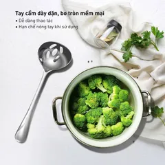 MUÔI CANH INOX NGUYÊN KHỐI GKÖCH DÀI 22,5CM