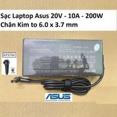 Sạc Laptop Asus 20V - 10A - 200W Chân Kim to 6.0 x 3.7 mm