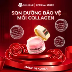 SHINIQUE Collagen Protect Lip Balm 9g - Son Dưỡng Môi Collagen Kết Hợp Siêu Vitamin Giúp Bảo Vệ & Chăm Sóc Môi Hằng Ngày
