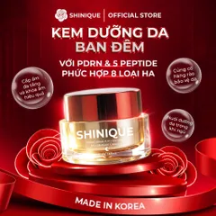SHINIQUE Miraculous Anti-Wrinkle Moisturizer Cream - Kem Dưỡng Da Ban Đêm với PDRN & 5 Peptide, Phức Hợp 8 Loại HA 50ml