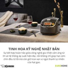 Nồi Cơm Điện Áp Suất Cao Tần Zojirushi 0.5 Lít, Bảo Hành 3 Năm Chính Hãng - NP-RLQ05-TD