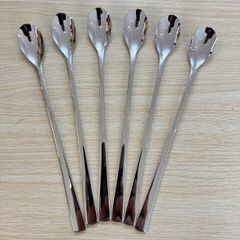 SET 6 THÌA INOX CÁN DÀI CAO CẤP SOLEX (DÀI 22CM)