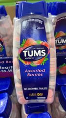 Viên Nhai Tums Antacid 265 viên - Giảm ợ nóng, ợ chua trung hoà acid, Hỗ trợ tiêu hoá