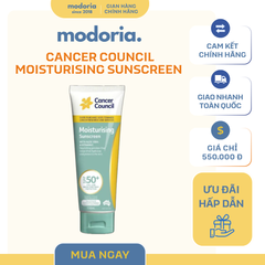 [modoria.] Kem chống nắng Moisturising Sunscreen SPF50+ Cancer Council giúp dưỡng ẩm (110ml)