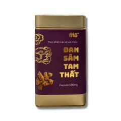 Đan Sâm Tam Thất - hở van tim, hảo mệt, thiếu máu cơ tim - hộp thiếc 10 vĩ x 10 viên