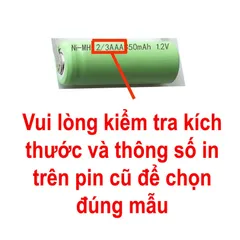 PIN MÁY CẠO RÂU 14500 3.7V 500mAh, DÙNG MÁY CẠO RÂU, TÔNG ĐƠ, MÁY TĂM NƯỚC, XE ĐỒ CHƠI 261783