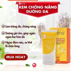 Kem chống nắng dưỡng trắng da Edena 70G
