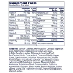 Vitamin One A Day cho Nam trên 50 Tuổi - 300 Viên Multivitamin Mỹ - Hỗ Trợ Sức Khỏe Tim Mạch và Sức Đề Kháng