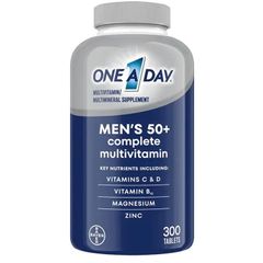 Vitamin One A Day cho Nam trên 50 Tuổi - 300 Viên Multivitamin Mỹ - Hỗ Trợ Sức Khỏe Tim Mạch và Sức Đề Kháng