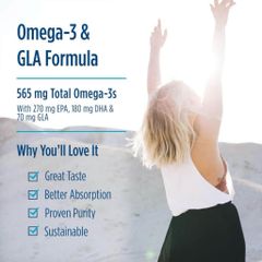 Dầu Cá Nordic Naturals Complete Omega 1360mg – Bổ Não, Tim Mạch, Đẹp Da