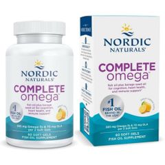 Dầu Cá Nordic Naturals Complete Omega 1360mg – Bổ Não, Tim Mạch, Đẹp Da