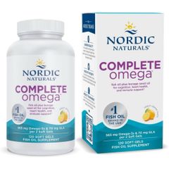 Dầu Cá Nordic Naturals Complete Omega 1360mg – Bổ Não, Tim Mạch, Đẹp Da