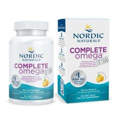 Dầu Cá Nordic Naturals Complete Omega 1360mg – Bổ Não, Tim Mạch, Đẹp Da