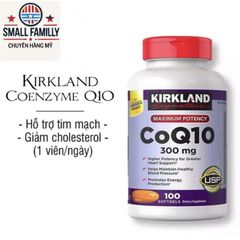 (Chính hãng) Viên uống CoQ10 300mg Kirkland 💯 viên