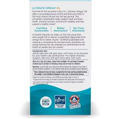 Viên uống Nordic Naturals Ultimate Omega-D3 1280mg – 1000IU Vitamin D3