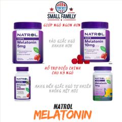 Thực phẩm BVSK bổ sung Melatonin 10mg – Hỗ Trợ Ngủ Ngon, Giảm Mất Ngủ, Vị Dâu