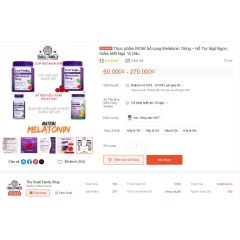 Thực phẩm BVSK bổ sung Melatonin 10mg – Hỗ Trợ Ngủ Ngon, Giảm Mất Ngủ, Vị Dâu
