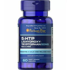 Viên Uống Hỗ Trợ Tình Trạng Căng Thẳng Stress, Mất Ngủ 5-HTP Puritan's Pride